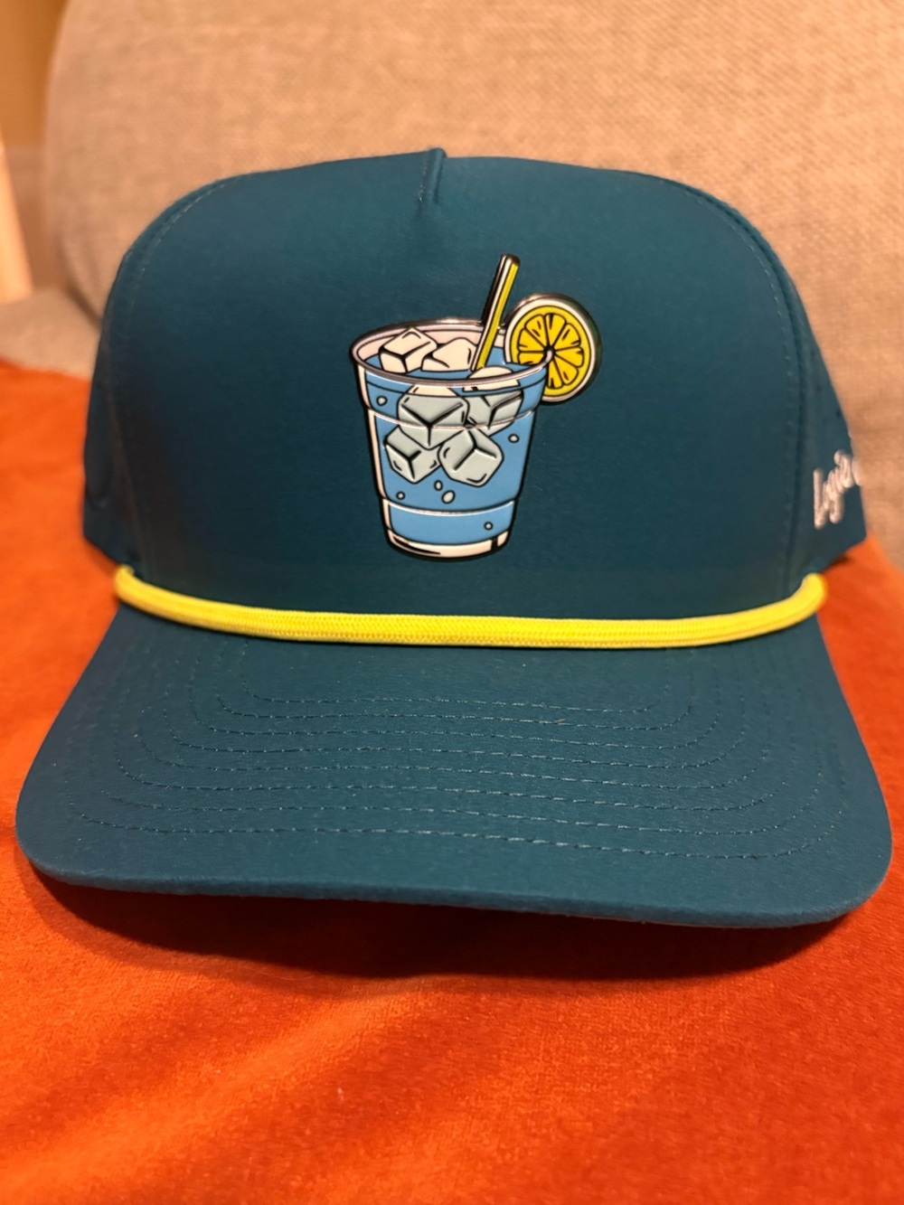 Logie Joe’s Golf Performance Hat w/ built-in magnet- Water Hazard design